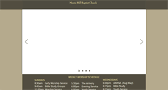 Desktop Screenshot of morrishillbc.org
