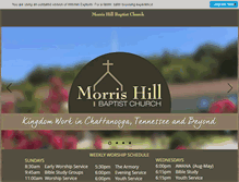 Tablet Screenshot of morrishillbc.org